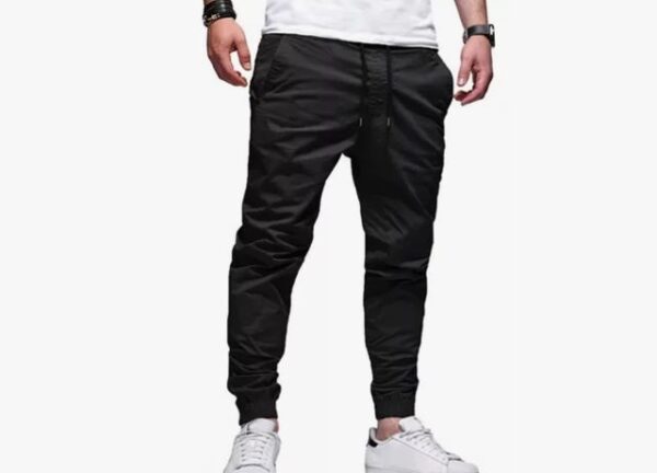 Calça Jogger Masculina Fishoes Skinny Preta