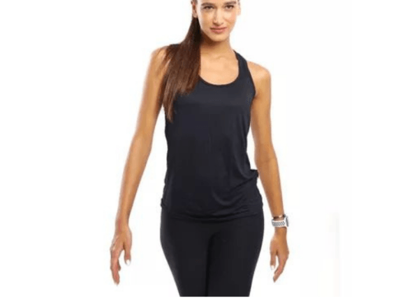 Regata Feminina Dry Fit Fitter Preta, Tamanho G